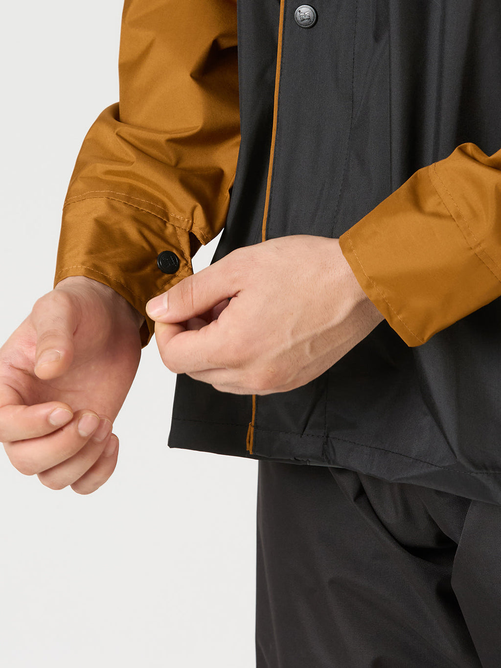ZEEL WATERPROOF BLACK Mustard RAINSUIT - Zeelretail