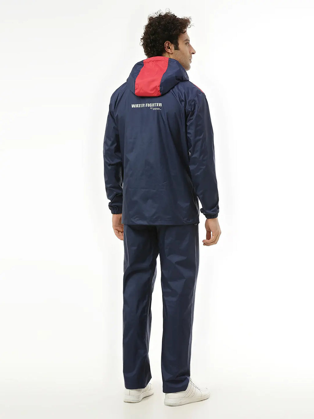Zeel Active Sport Blue & Red Rainwear - AZ06