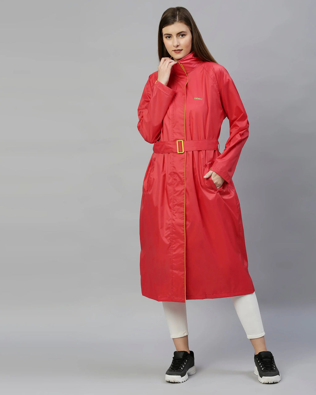 Zeel Diva Red Trench Coat - Raincoat For Women - Zeelretail