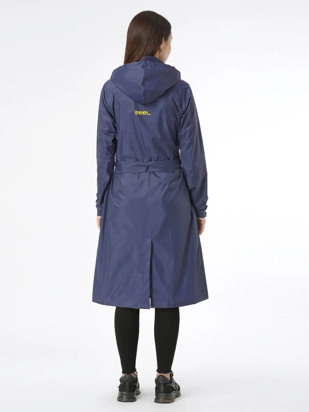 Zeel Diva Royal Blue Trench Coat - Zeelretail