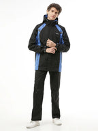 Zeel Go Hike Black & Blue Rainsuit - JS508 - Zeelretail