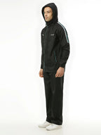 Zeel Midnight Black & Green Rainwear Set - WF251 - Zeelretail