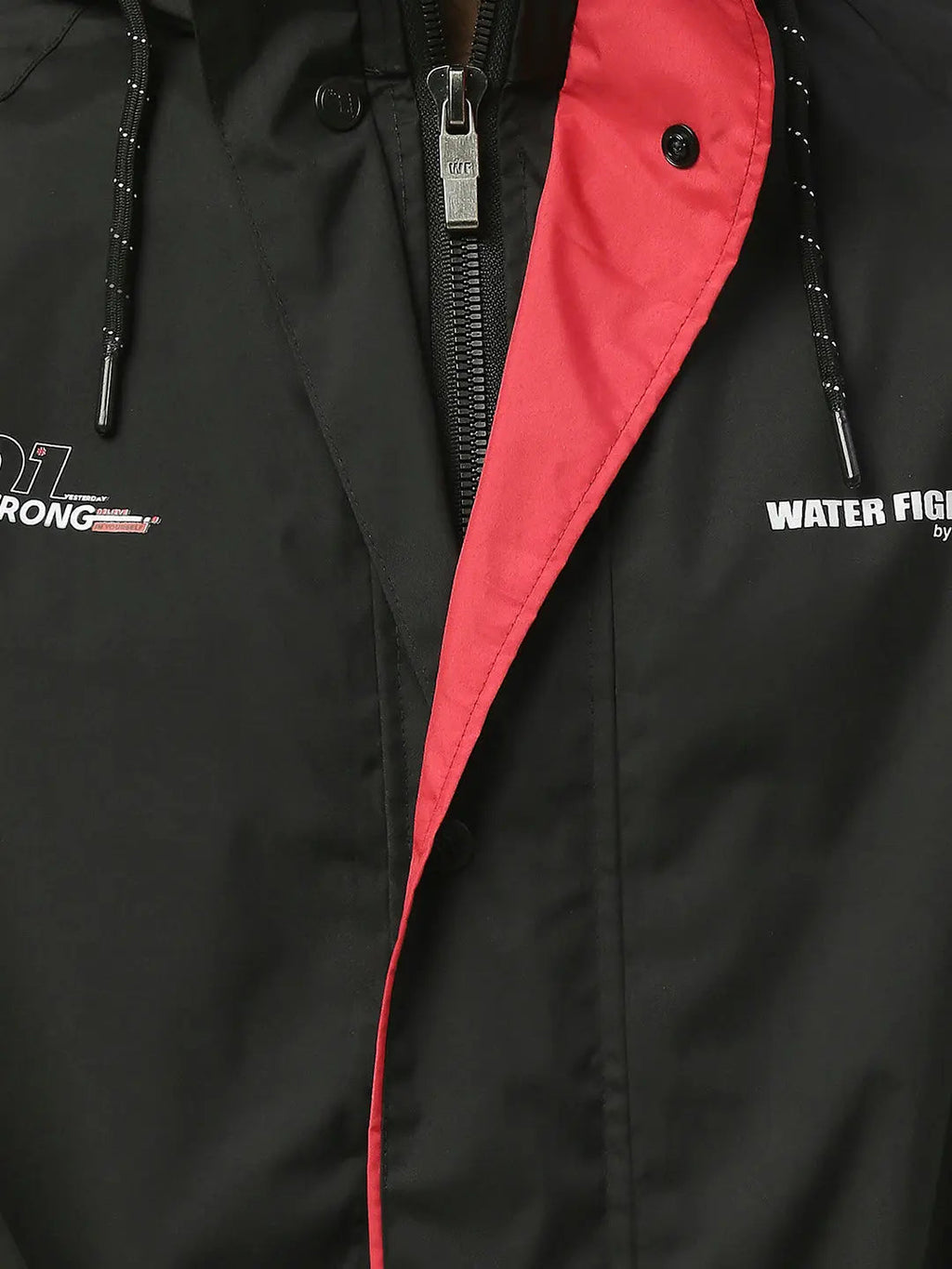Zeel Midnight Black & Red Rainwear Set - WF251 - Zeelretail