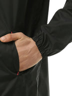 Zeel Midnight Black & Red Rainwear Set - WF251 - Zeelretail