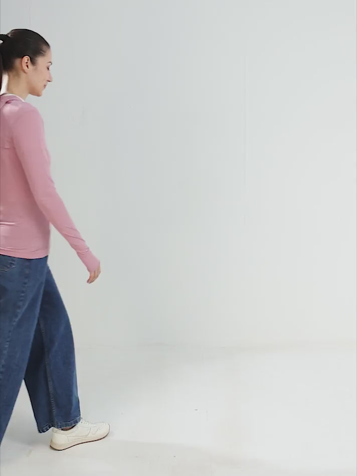 Women's Lotus Pink Mid-Length Sun Jacket | AirWeave™