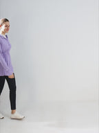 Women's Light Purple Full Length Sun Jacket | AirWeave™